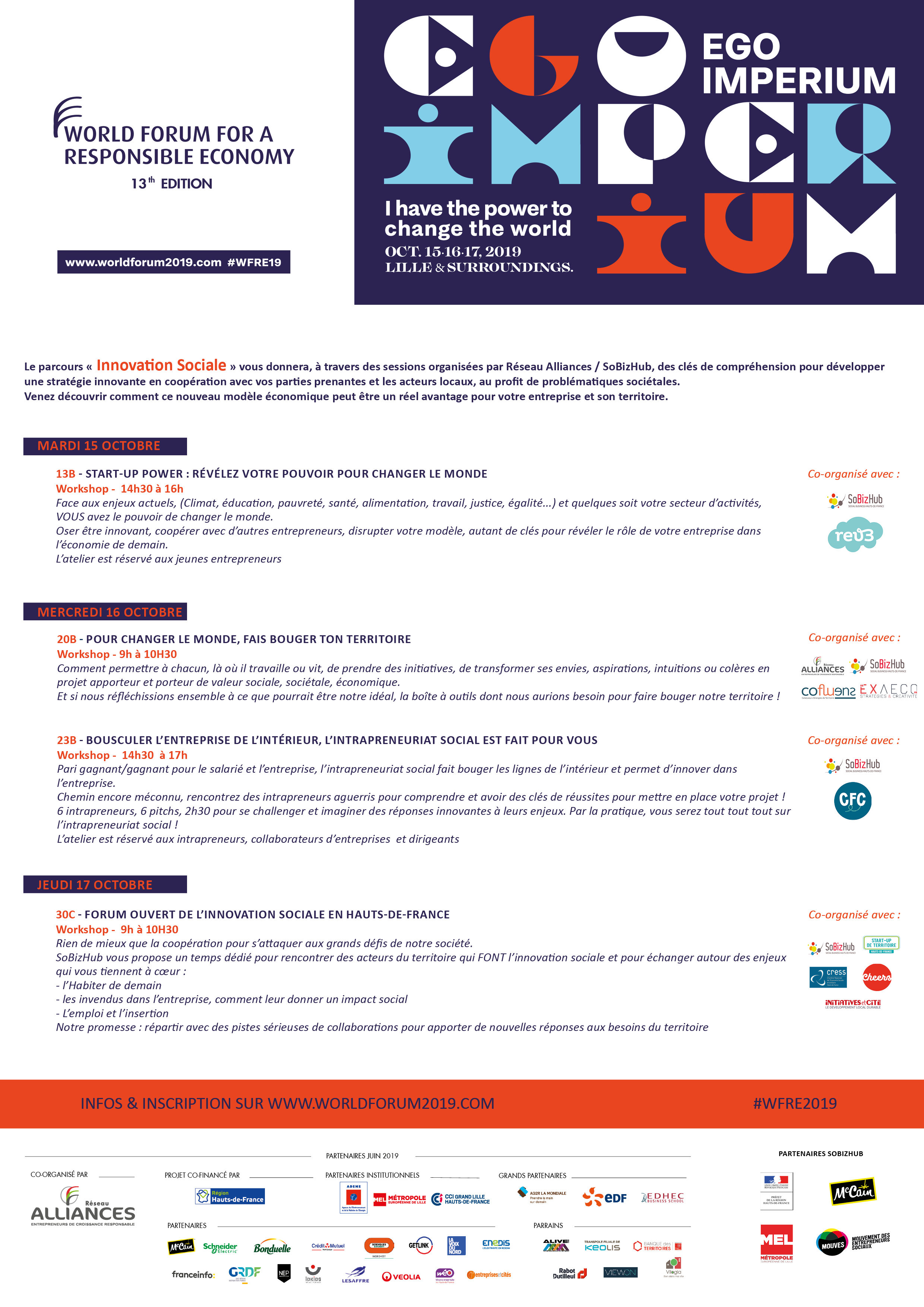 Parcours Innovation sociale 2019